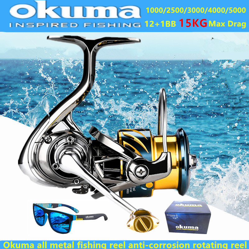 Kastking Reel Zephyr - รอกตกปลาโอคุมะ ออลเมทัล 12+1BB แรงต้านสูงสุด 15 กก.
