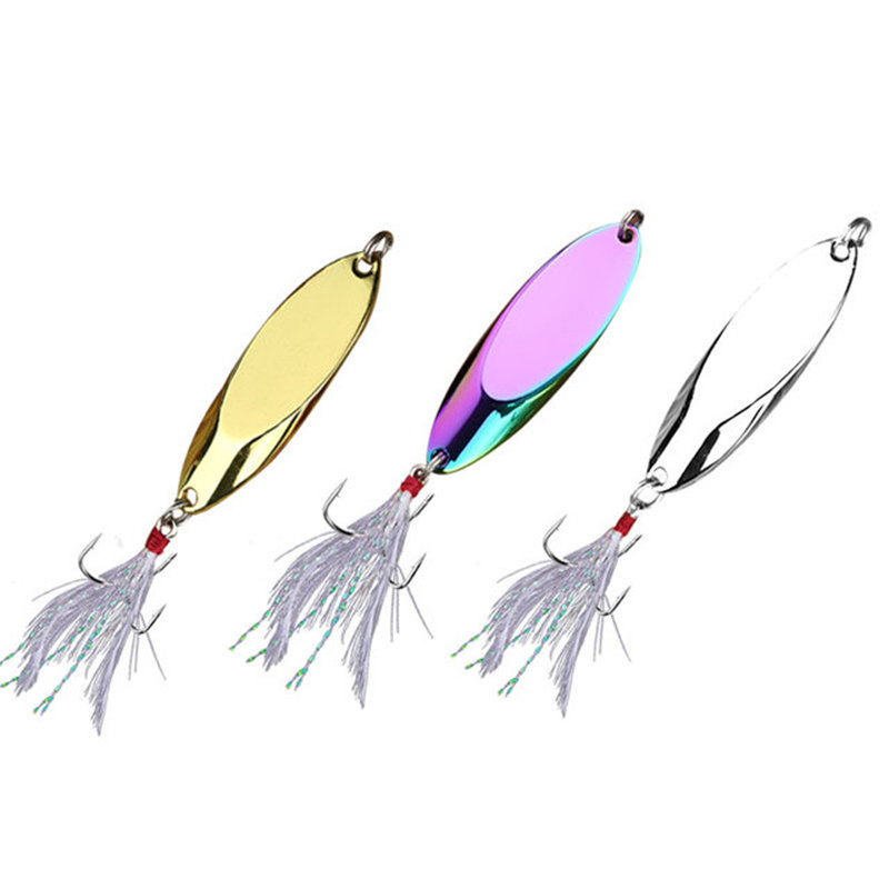 Fishing Hook Treble - 1 PC 2.5g-35g ช้อนโลหะ Lure SHARP