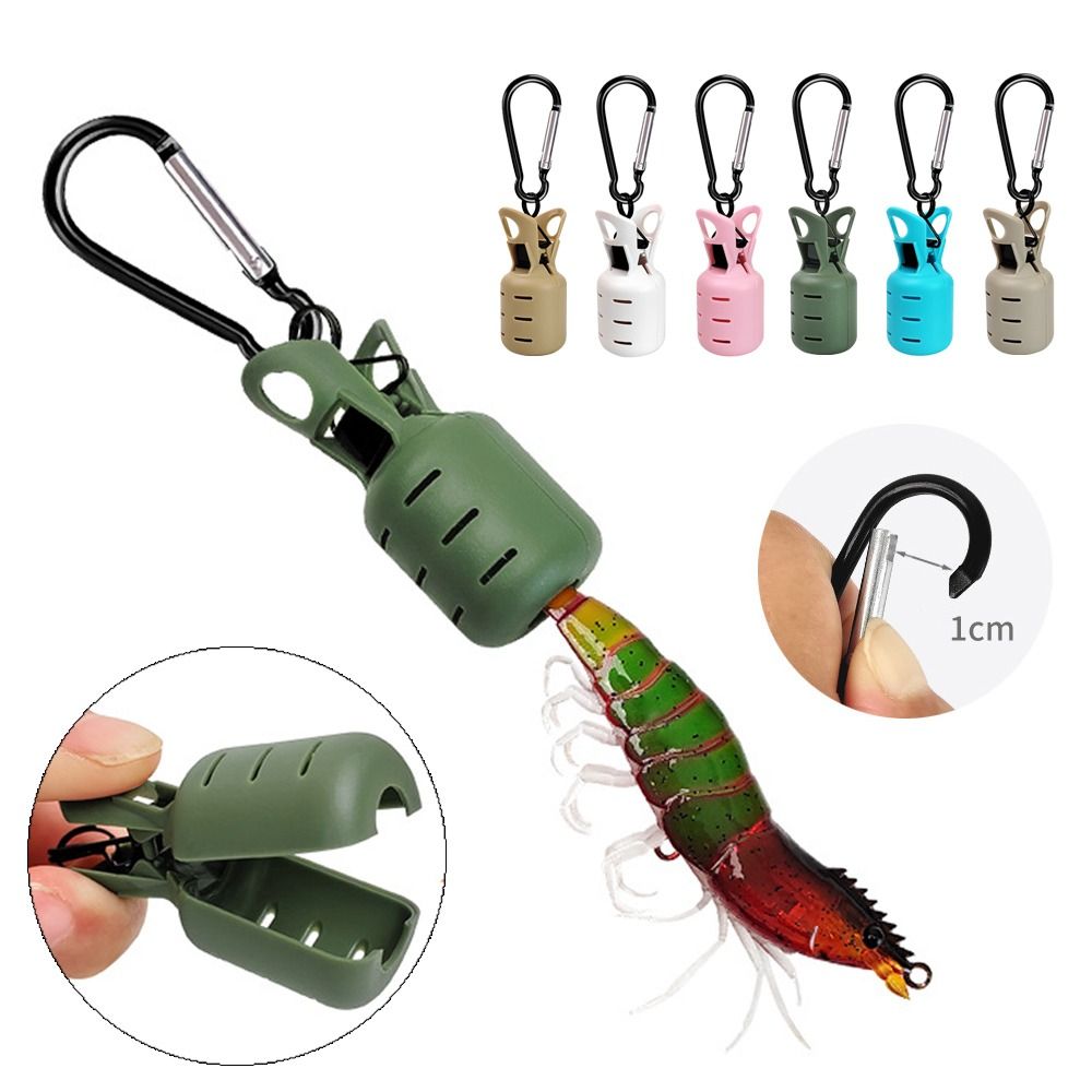 Fishing Hook Jig - ทนทาน พร้อมคาราบิเนอร์ อุปกรณ์ตกปลาหมึกยักษ์ ปลอกคลุมหนวดปลาหมึกยักษ์ อุปกรณ์ตกปลา