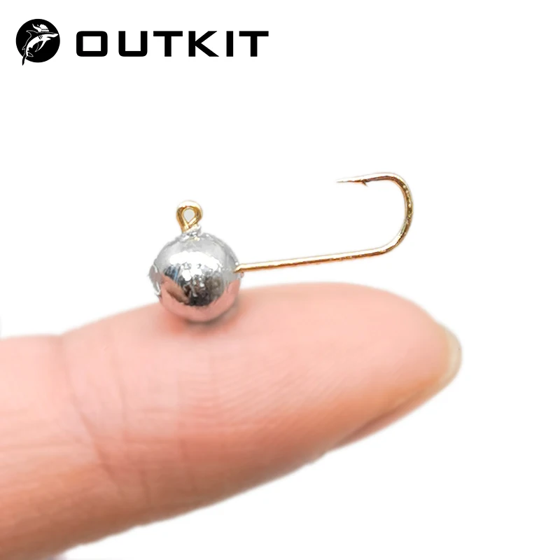 OUTKIT 10pcs MINI JIG HEAD Hoo - Fishing Hook Barbless บทวิจารณ์และราคา