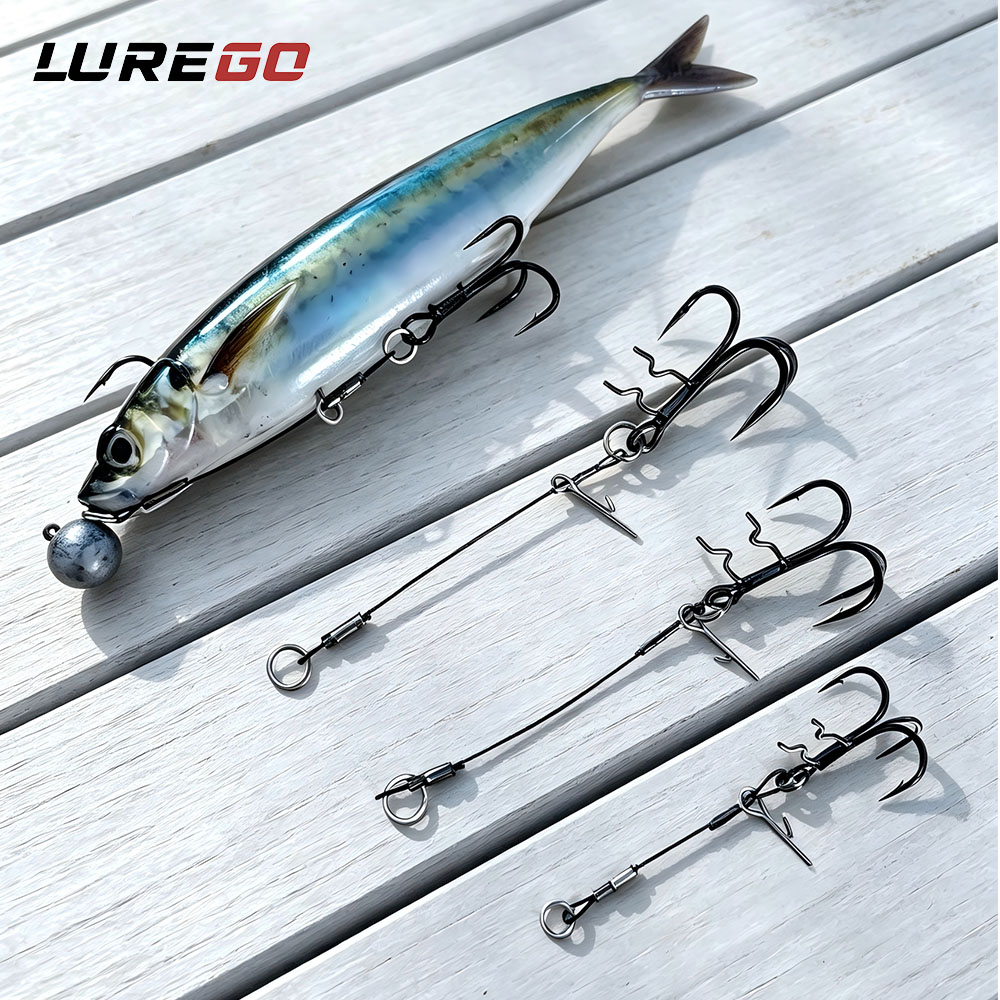 LUREGO ชุดเบ็ดตกปลา 2 ชิ้น แบบ - Fishing Hook Weedless บทวิจารณ์และราคา