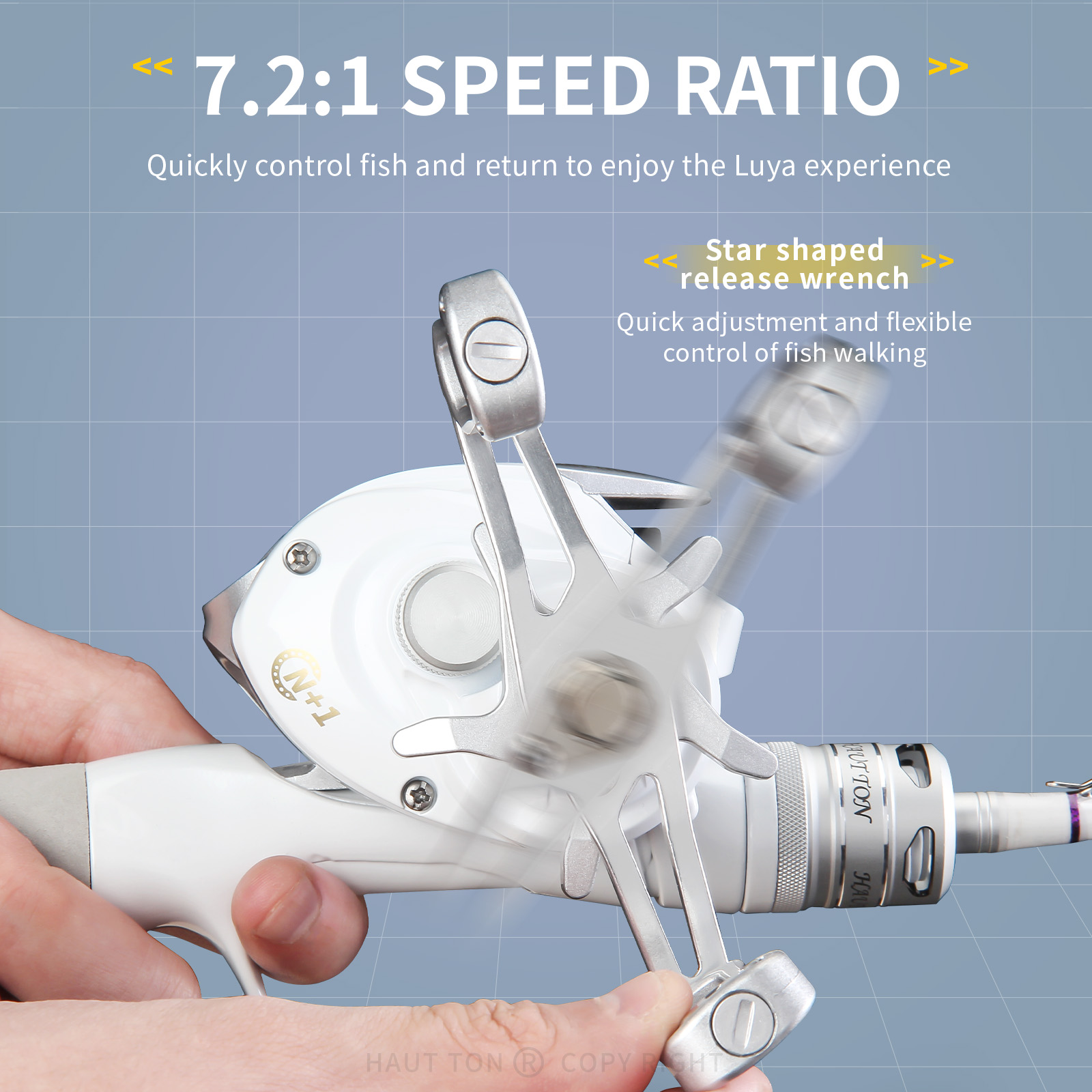 รอกเบทคาสติ้ง HAUT TON ET 4+1B - Kastking Reel Zephyr บทวิจารณ์และราคา