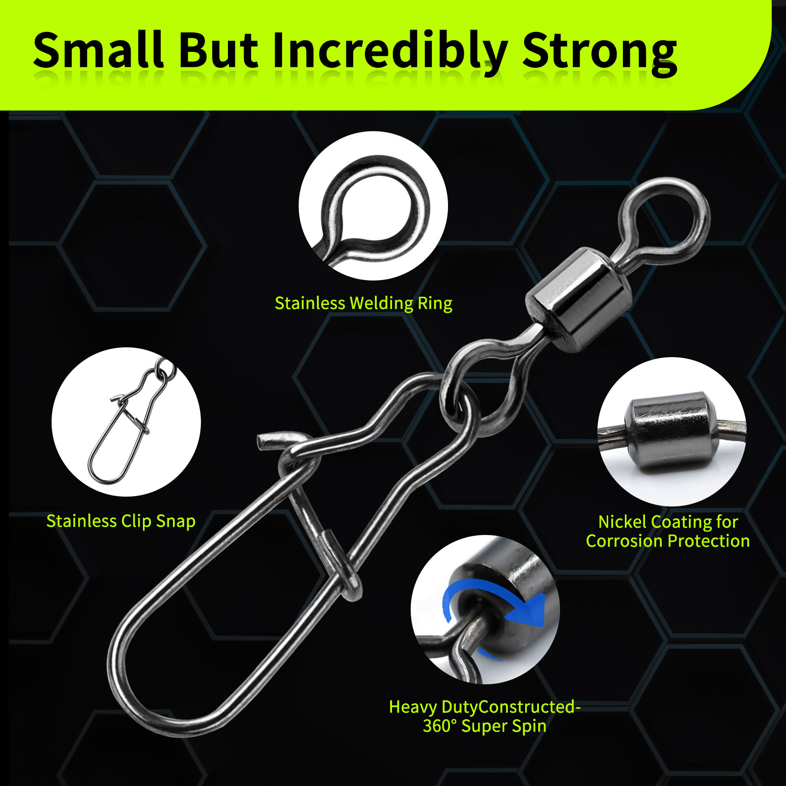 Duo-Lock Snap Swivels 50 ~ 200 - Fishing Hook Assortment บทวิจารณ์และราคา