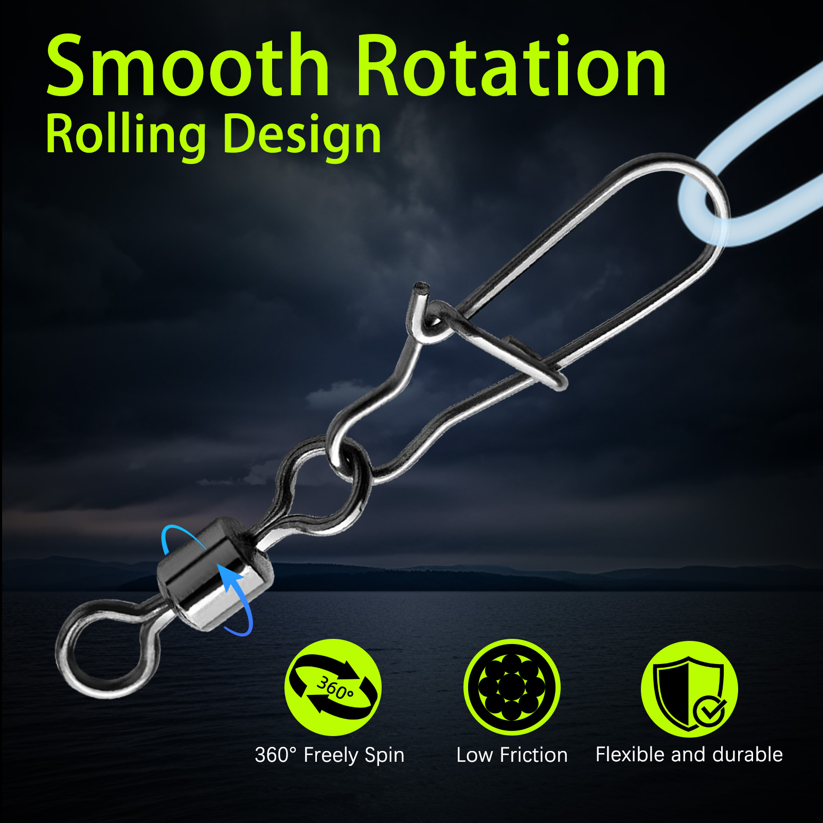 Duo-Lock Snap Swivels 50 ~ 200 - Fishing Hook Assortment บทวิจารณ์และราคา