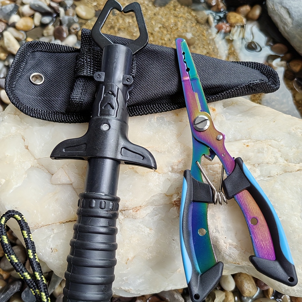 ชุดคีมจับปลาและที่หนีบปากปลา พ - Fishing Hook Sharpener บทวิจารณ์และราคา
