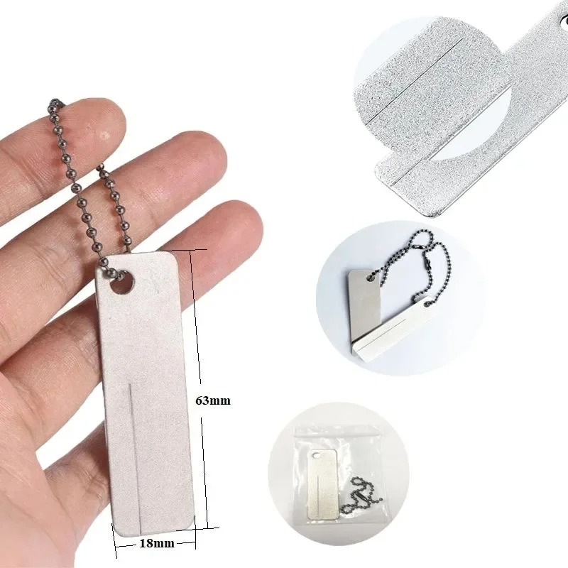 หินลับมีดเพชรขนาดเล็กแบบพวงกุญ - Fishing Hook บทวิจารณ์และราคา
