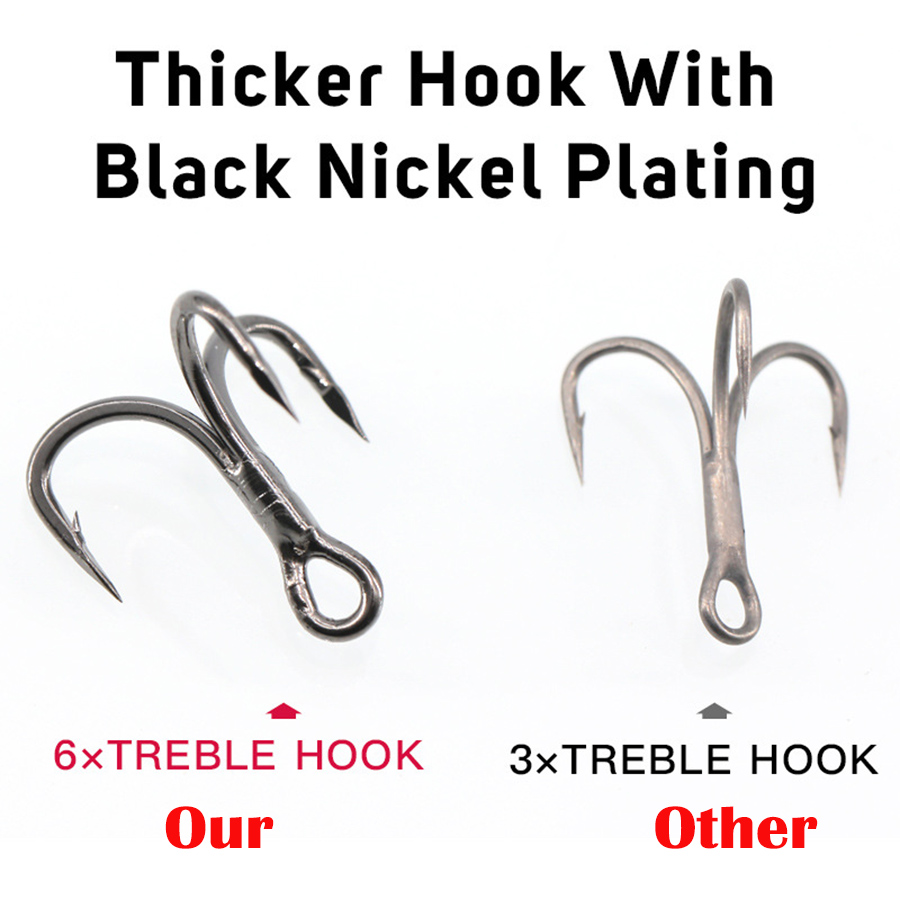 6X ประมง ตะขอแหลม 10 ชิ้น เบ็ด - Fishing Hook Barbless บทวิจารณ์และราคา