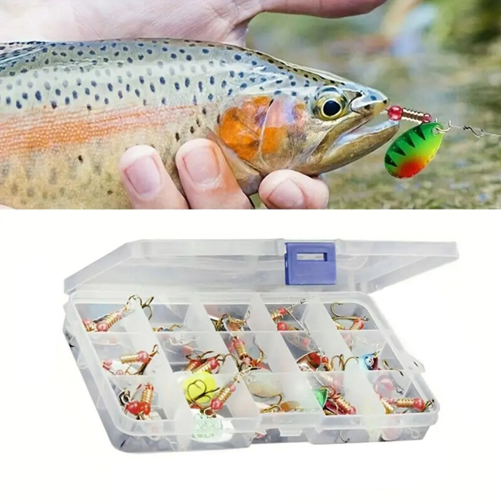 เหยื่อตกปลาแบบช้อนโลหะ 30 ชิ้น - Fishing Hook Treble บทวิจารณ์และราคา