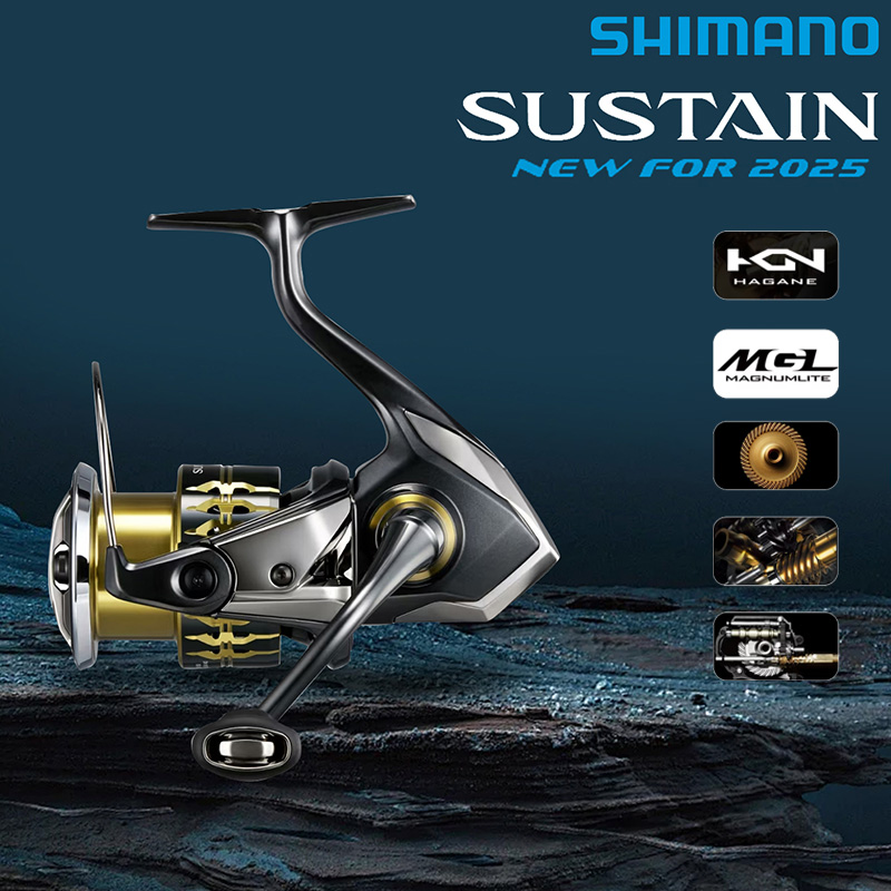 รอกสปินนิ่ง SHIMANO 2025 SUSTA - Shimano Reel Sustain บทวิจารณ์และราคา